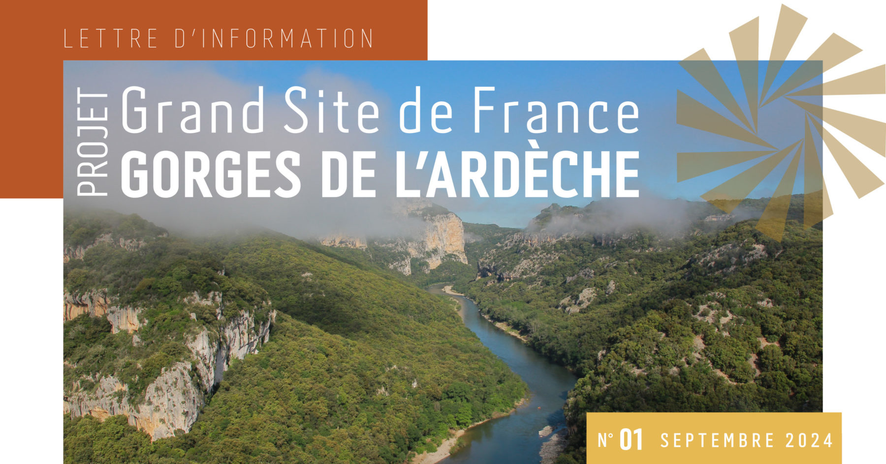 Première lettre d'information du projet Grand Site de France